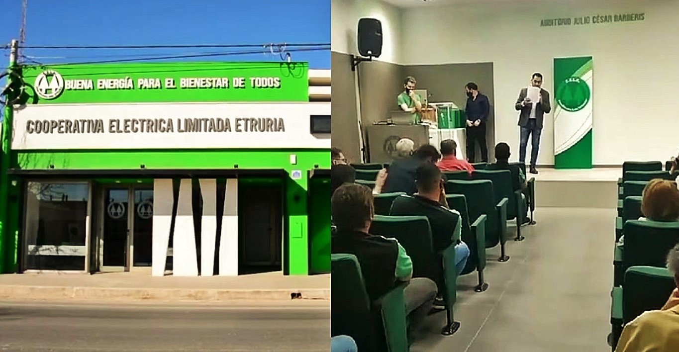 Inauguración del nuevo edificio de la Cooperativa de Etruria