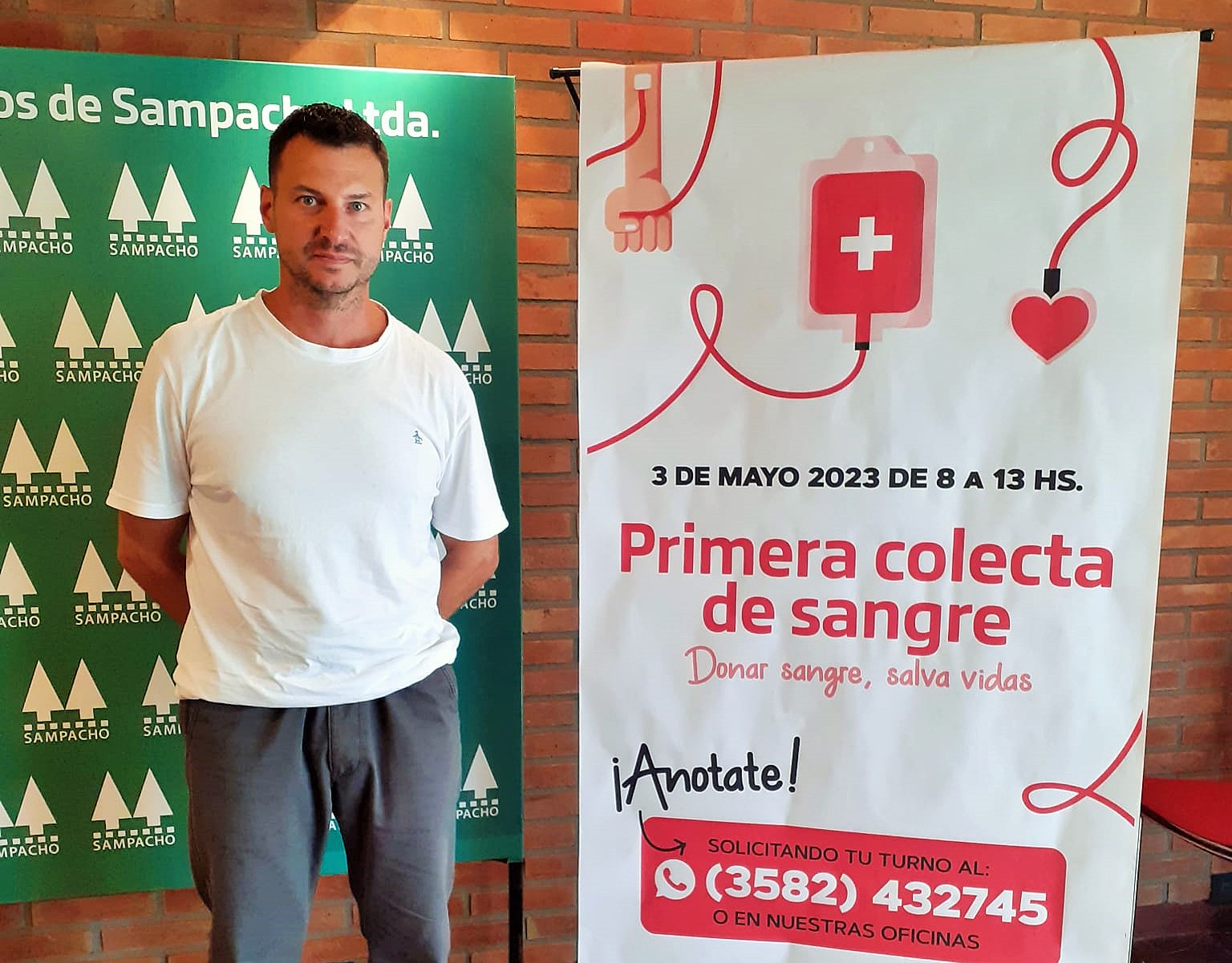 Cooperativa Sampacho: campaña de donación de sangre