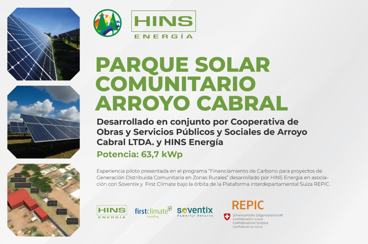 Comienza la construcción del Parque Solar Comunitario en Arroyo Cabral