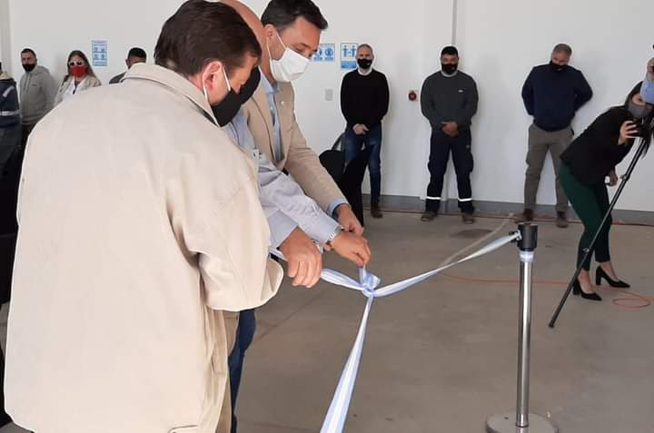 Inauguraron las nuevas instalaciones de saneamiento de General Deheza