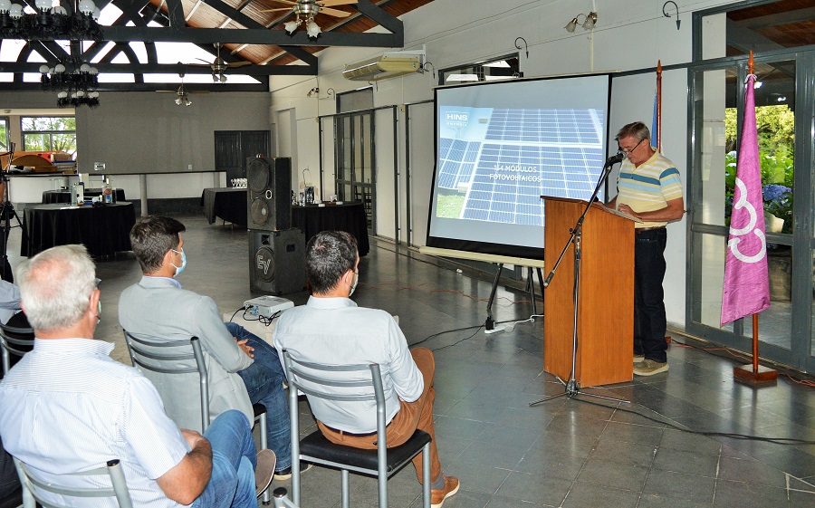Quedó inaugurado el Parque Solar Fotovoltaico de Arroyo Cabral 